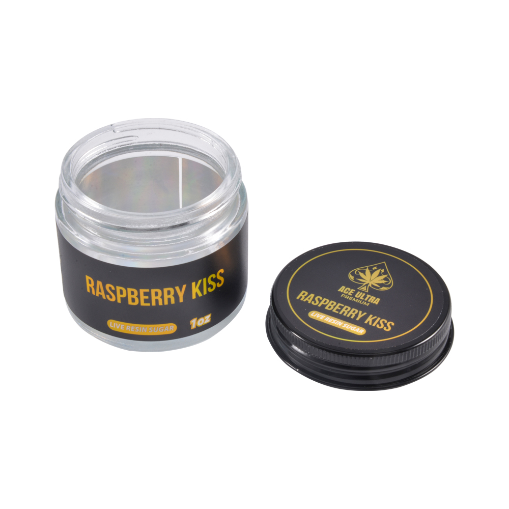 Black ACE JARS 16 flavors 16oz empty jars wholesale 16pcs/box