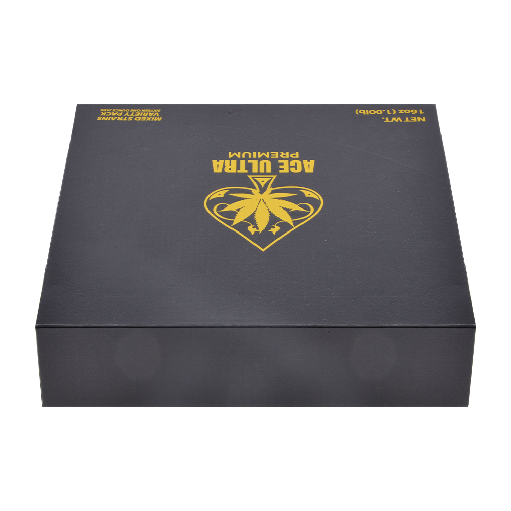 Black ACE JARS 16 flavors 16oz empty jars wholesale 16pcs/box