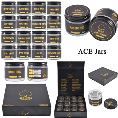 USA ultra premium Black ace live resin 16OZ jars 16 flavors wholesale  01