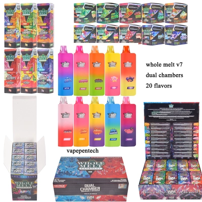 Poland Whole melt V7 2g disposable vape pen empty dual chamber vapes wholesale 01