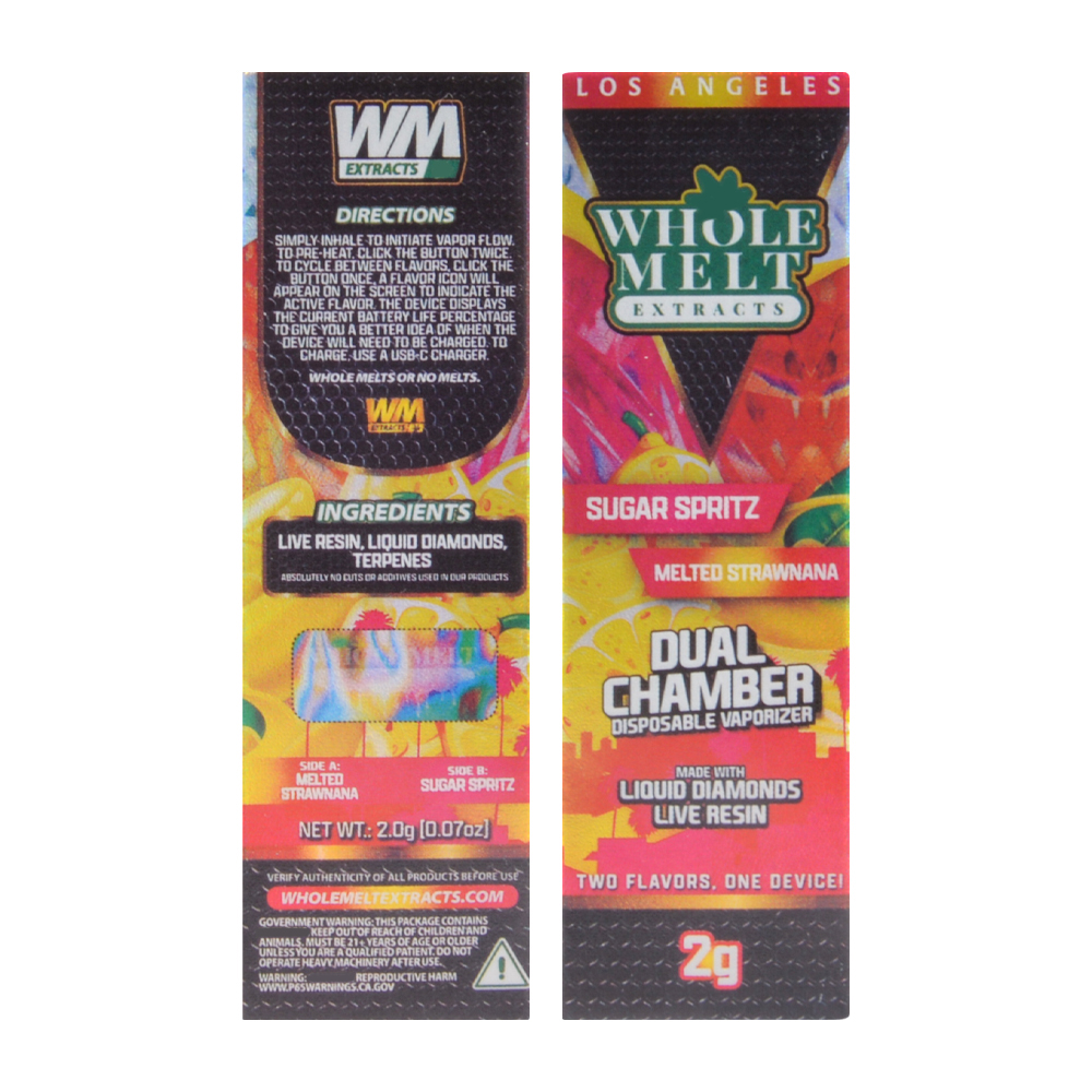 Poland Whole melt V7 2g disposable vape pen empty dual chamber vapes wholesale