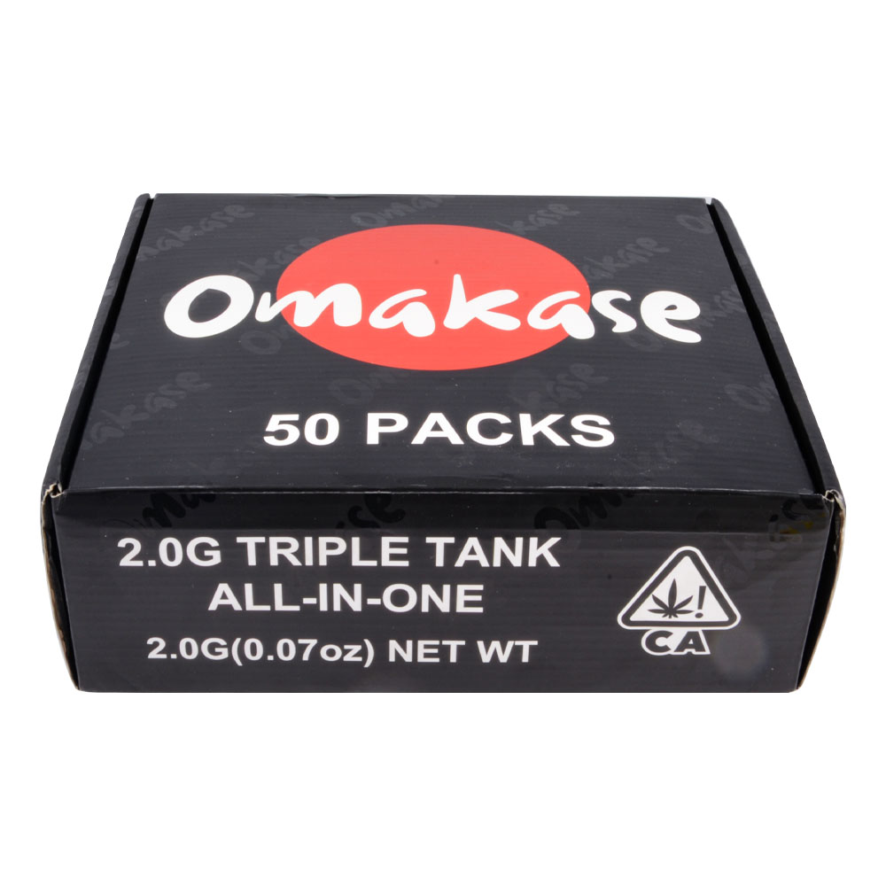Omakase 2g disposable vape pen three carts vapes 30 flavors wholesale