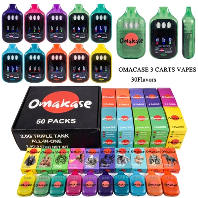 USA Omakase three carts 2g disposables omakase vape 30 flavors wholesale 01