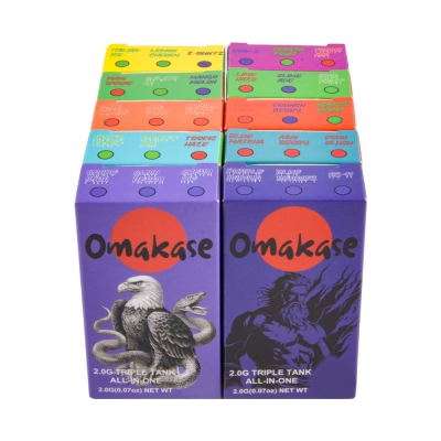 USA Omakase three carts 2g disposables omakase vape 30 flavors wholesale 02
