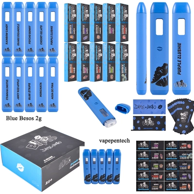 Blue Besos 2g disposables vape pen empty vapes 10 flavors 100pcs moq  01