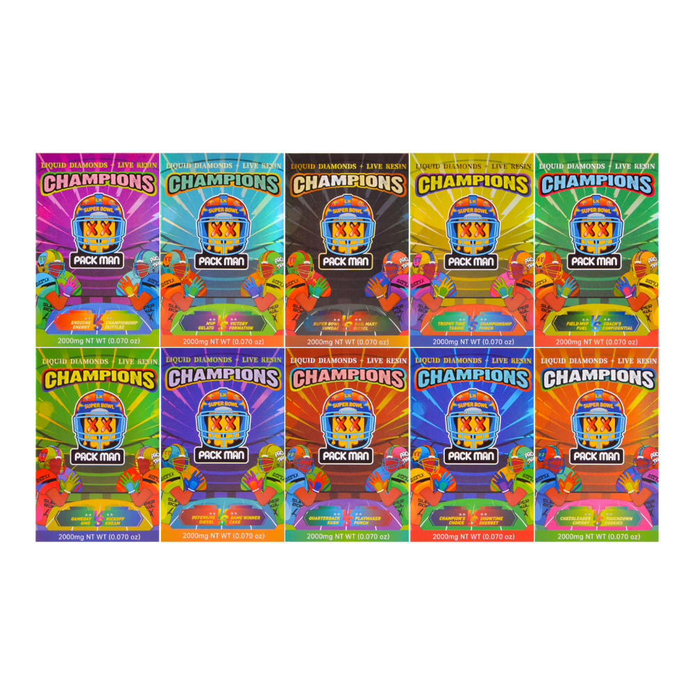 Packman & NFL disposables 2g empty vapes pen 10 flavors wholesale