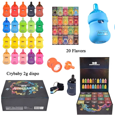 Crybaby disposable 2g baby bottle edition 20 flavors wholesale 100pcs 01