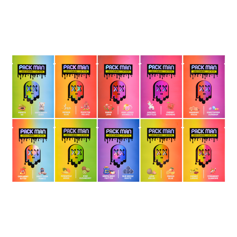 Poland packman disposable 0.5+0.5ml vape pen 20 flavors 200pcs moq