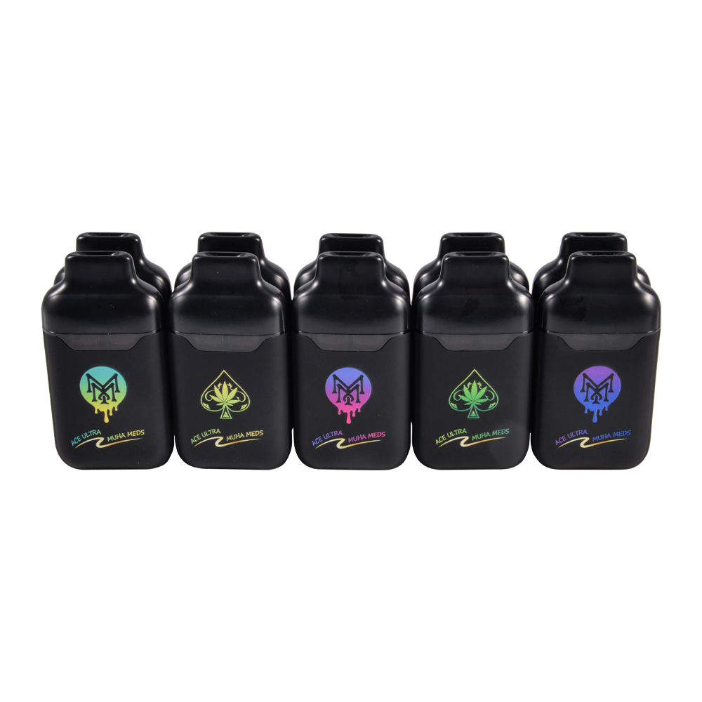 Poland ACE ultra & Muha meds disposable vapes 0.5g+0.5g empty 1ml vapes wholesale