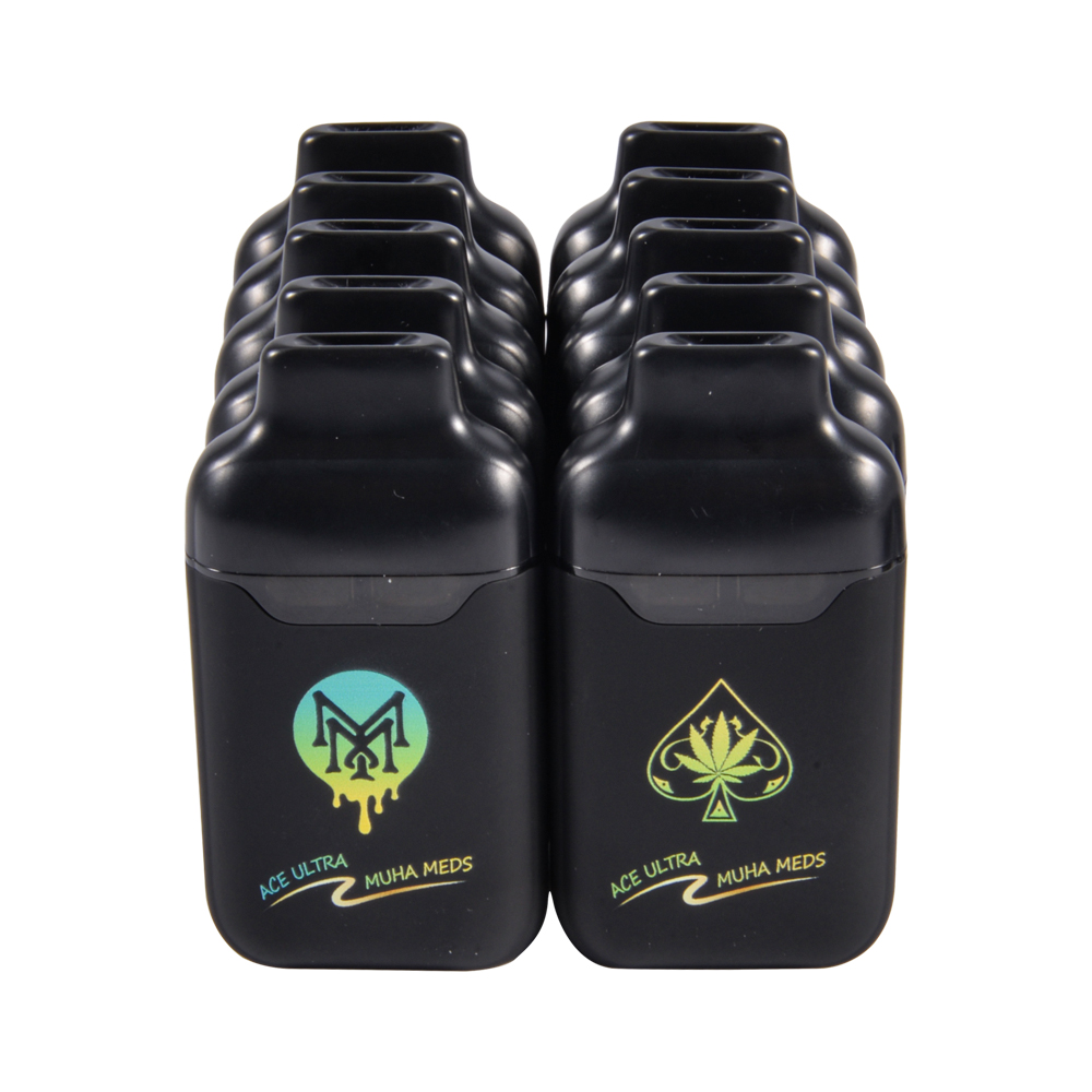Poland ACE ultra & Muha meds disposable vapes 0.5g+0.5g empty 1ml vapes wholesale