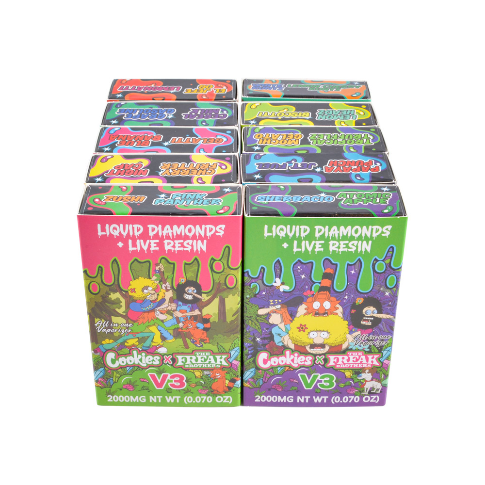 USA cookies freak v3 2G disposables 20 flavors dual chambers empty vapes wholesale 