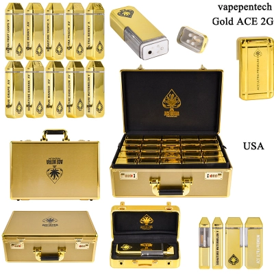 USA Gold edition Ace ultra 2g disposable 10 flavors empty vapes wholesale 01