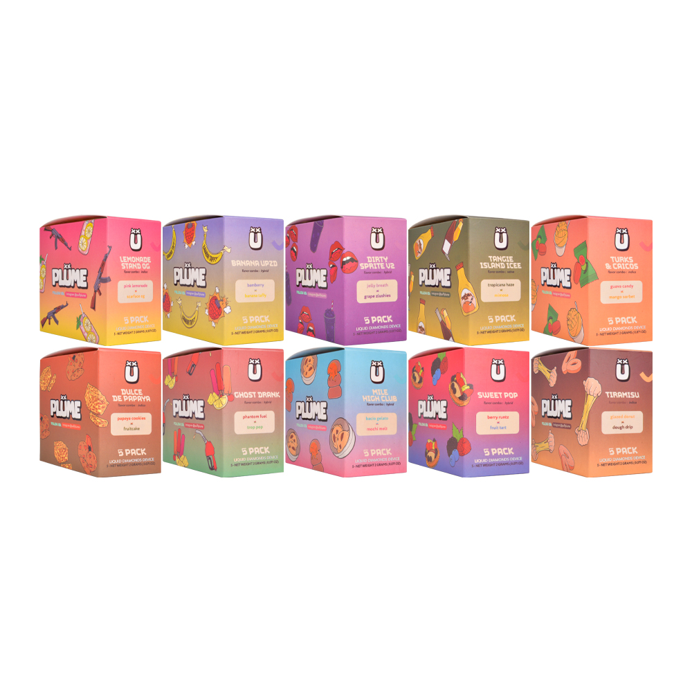 USA Plume vape 2g disposables vape pen dual chambers 1+1g emoty vapes 20 flavors wholesale