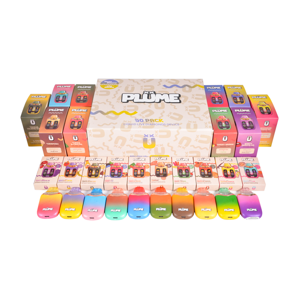 Plume 1+1 disposable vape pen empty vapes dual chambers 20 flavors wholesale
