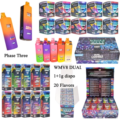 USA Whole Melt V8 Phase Three 2g Disposable 2ml empty vapes 20 flavors wholesale 500moq 01
