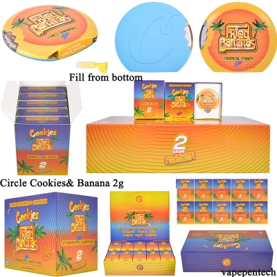 Circle Cookies & Fried Banana 2G Disposable 2ml empty vapes 10 flavors wholesale 01