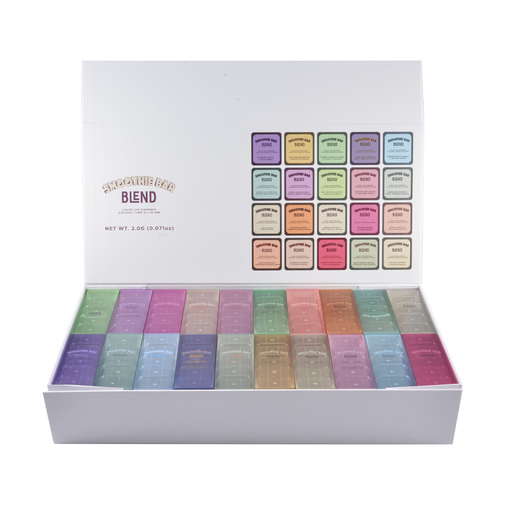 Smoothie Bar Blend 2g Disposable Dual Tank 1+1g empty vapes 2ml 40 flavors wholesale