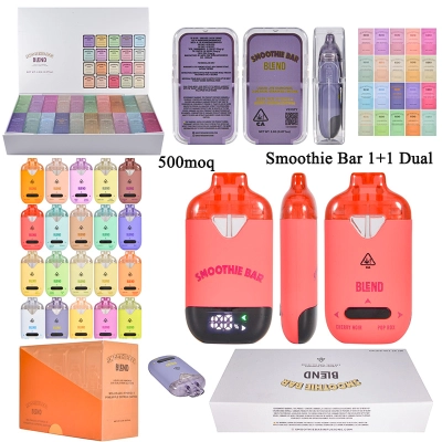 USA Smoothie Bar – 2g Dual Chamber Vape 1+1 disposable vape pen | empty vapes 40 flavors wholesale 01