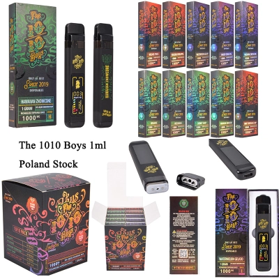 Poland The 1010 boys vapes 1ml 1g disposable empty vapes wholesale 200pcs/case 01