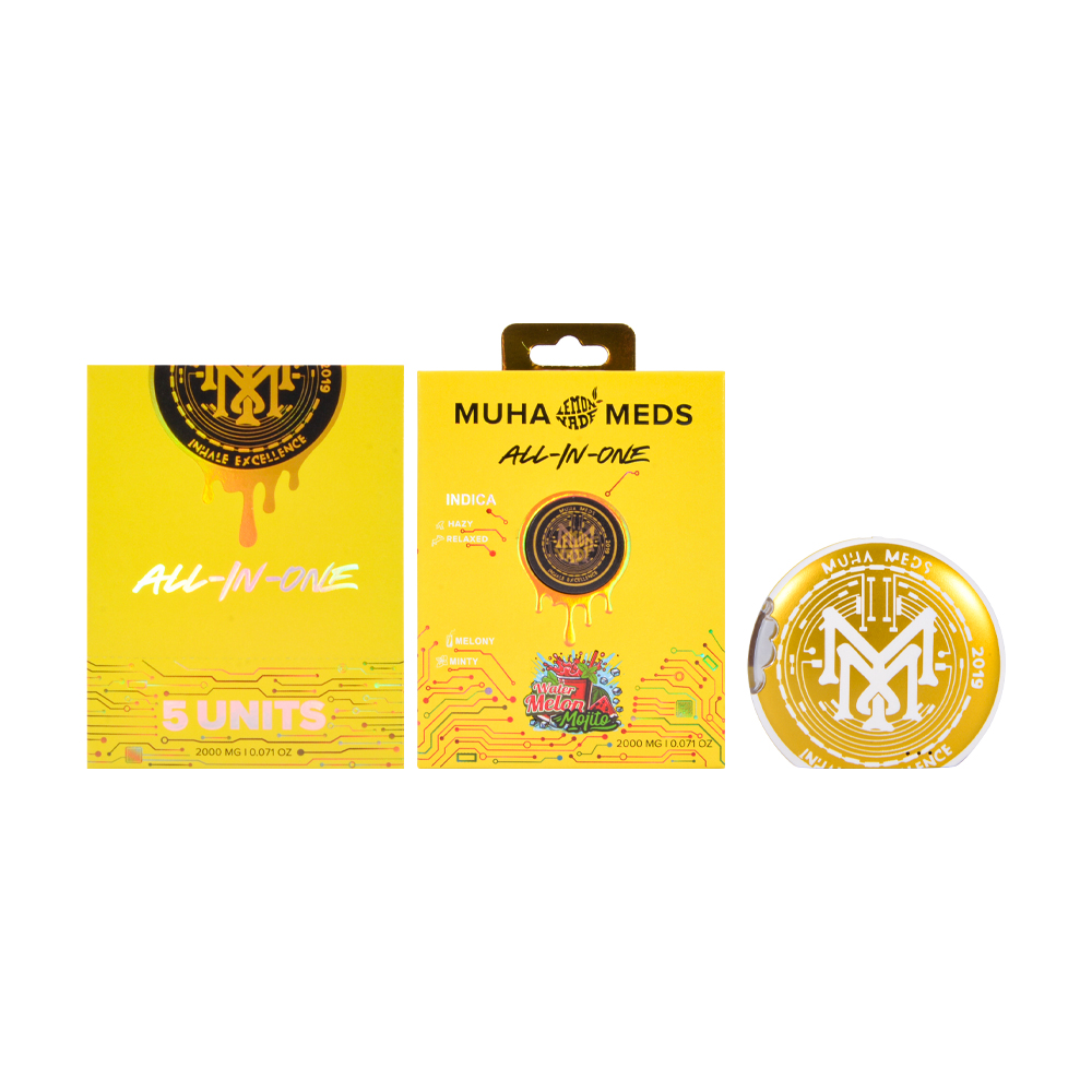 USA Muha Meds & Lemonade 2g disposable circle edition 2ml empty vapes wholesale
