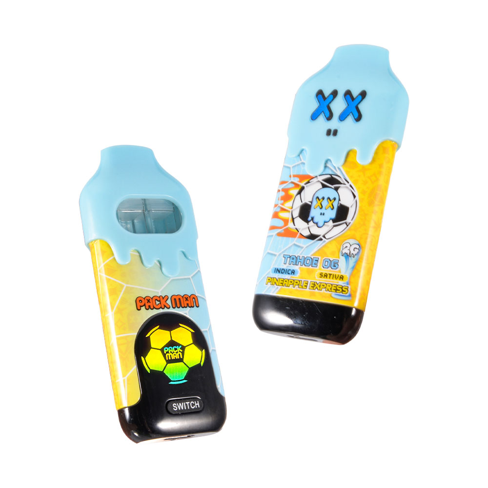 USA Packman x Worldcup 2026 disposable 2g 2ml empty vapes switch dual chambers wholesale