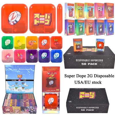 USA Super Dope 2g disposable 10 flavors 2ml empty vapes wholesale 01