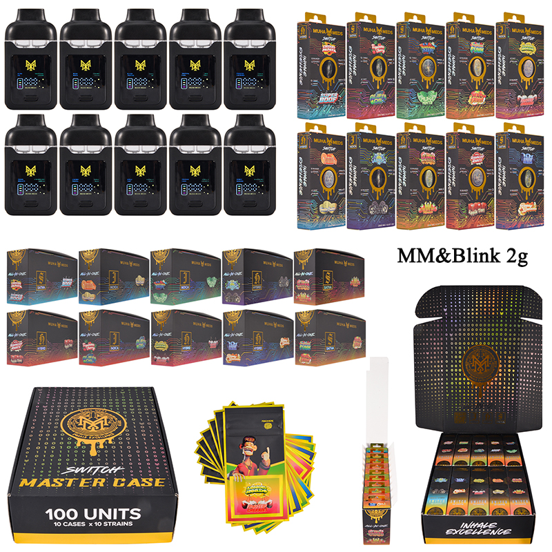 USA MM & Blinkers 1+1 disposable 2ml empty vapes wholesale 500moq