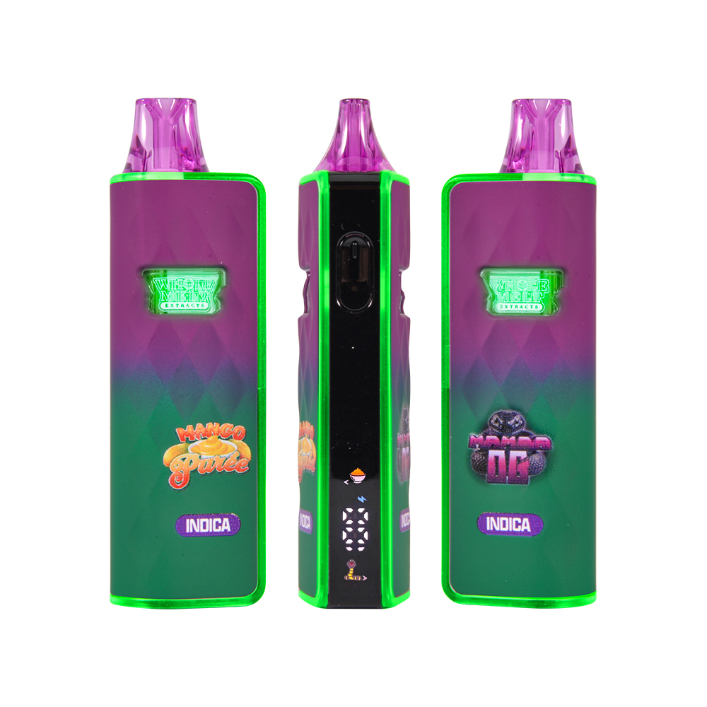 New whole melt phase 4 2g disposable whole melt v9 dual chambers empty vapes wholesale--Glow in the Dark