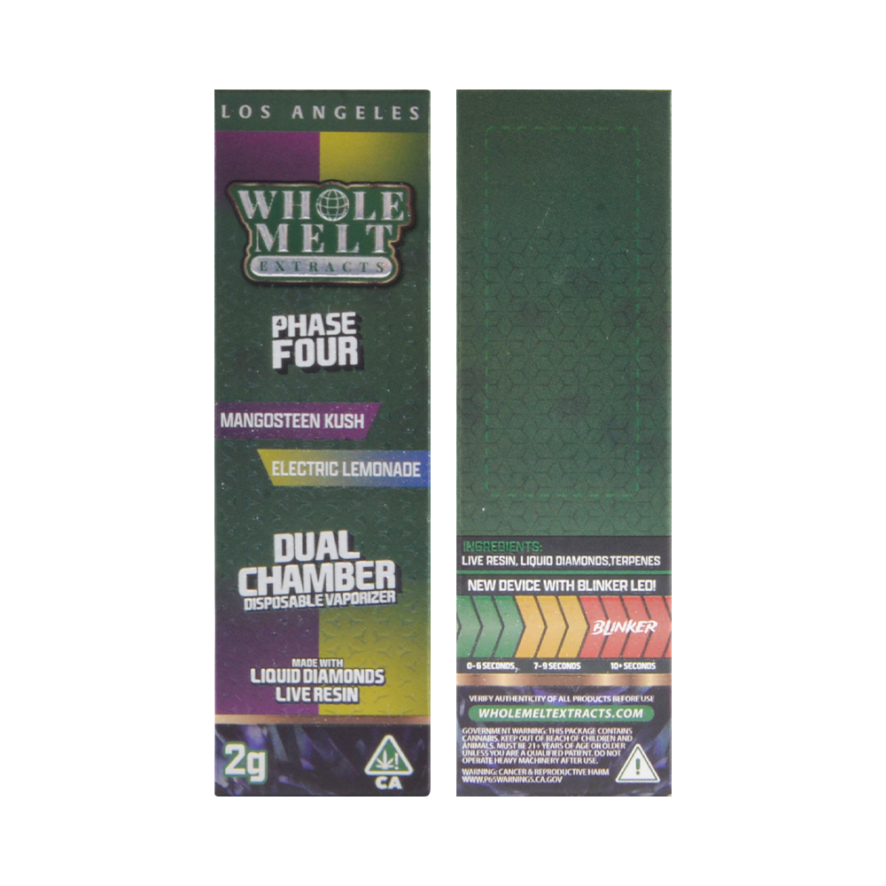 USA Phase Four Whole Melt v9 2g switch disposable | Glow in the Dark empty vapes wholesale