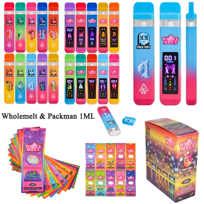 Poland Whole Melt & packman 1ml empty vapes 10 flavors 200pcs/case 01