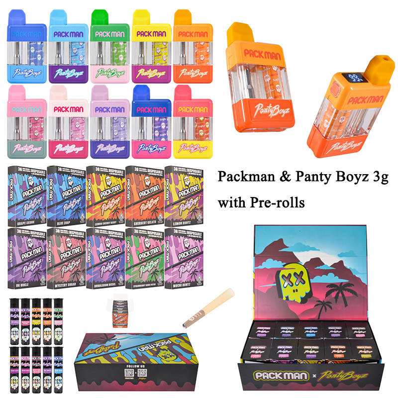 Packman X Party Boyz 3G Disposables 3ml empty vapes wholesale