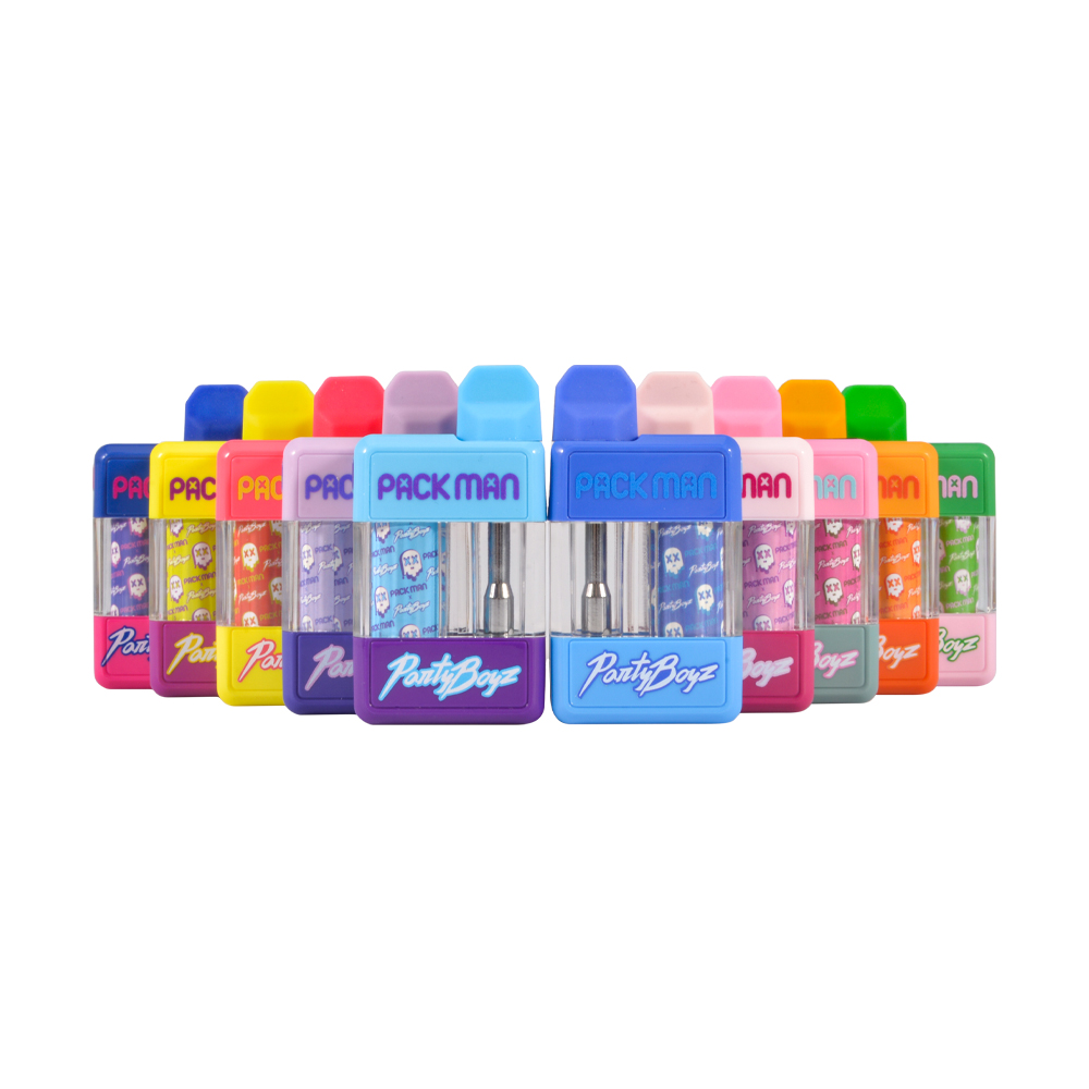 US STOCK Packman Party Boyz 3g disposable 3ml empty vapes 10 flavors