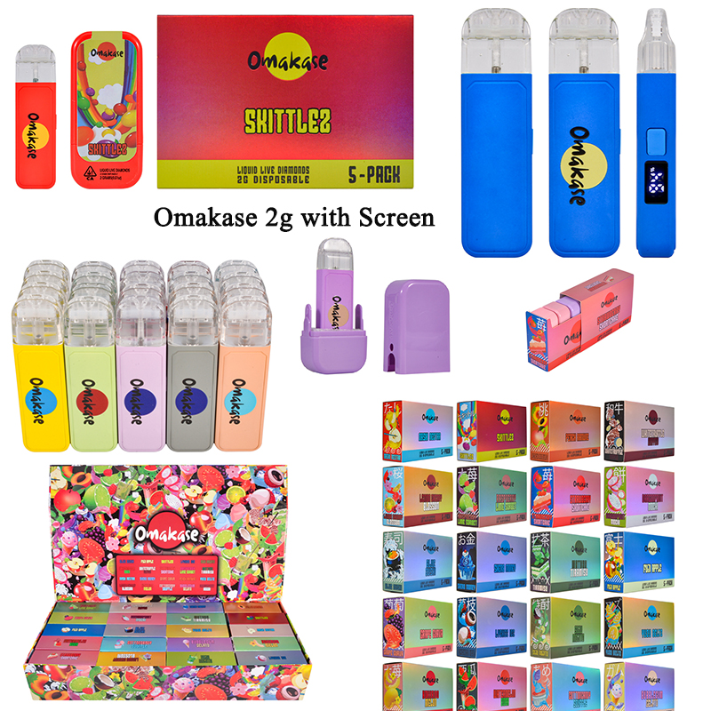 USA omakase disposables 2g with LED 20 Flavors | Empty Vapes Wholesale 500/case
