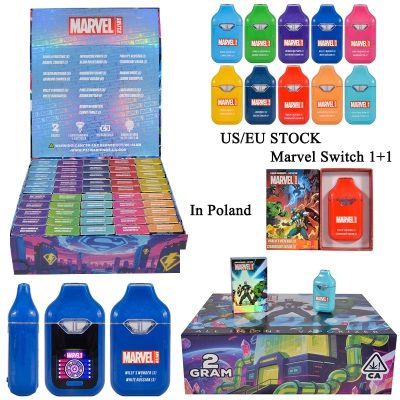 USA STOCK Marvel Switch 2g Disposables 2ml empty vapes wholesale 500/case  01