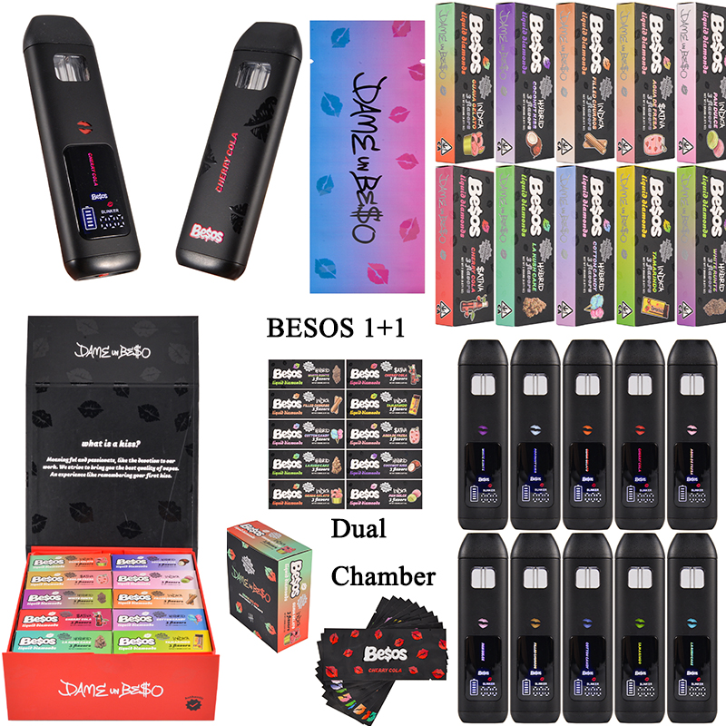USA BESOS 2G Disposables with screen 2ml empty vapes wholesale 500/case