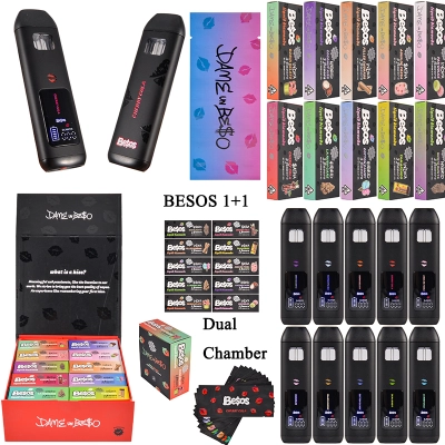 USA BESOS 2G Disposables with screen 2ml empty vapes wholesale 500/case 01