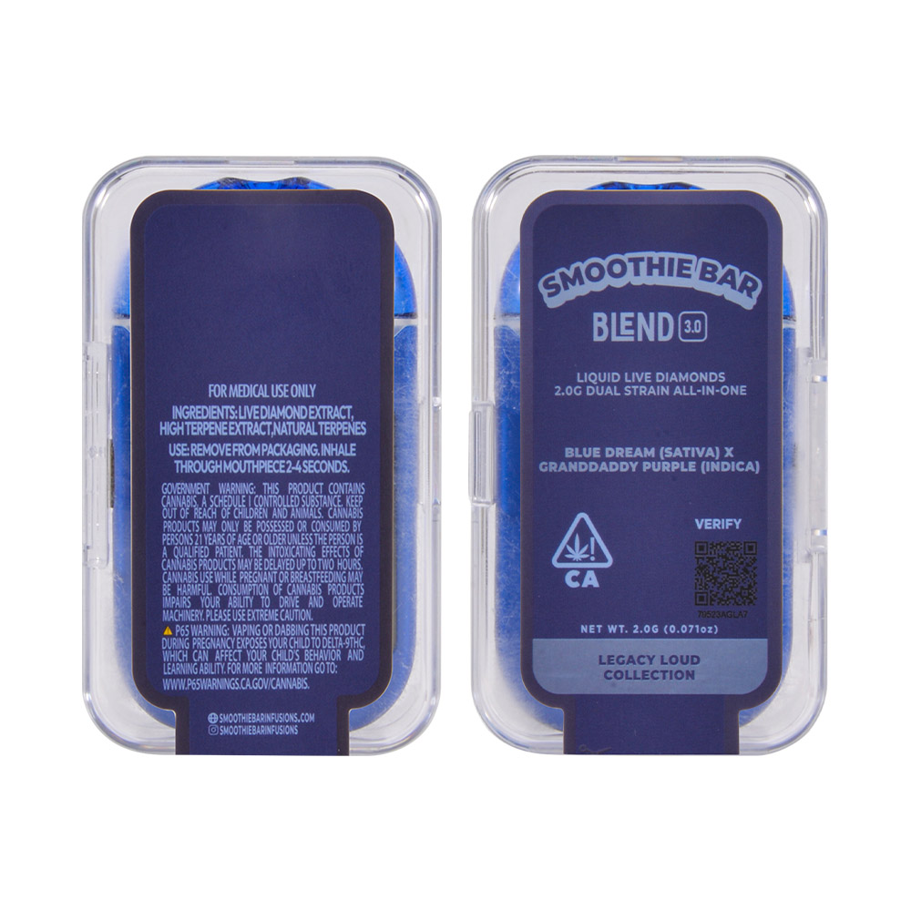 USA Smoothie Bar Blend 3.0 2G Disposables Dual Chambers Vapes | Empty Vapes Only 500 MOQ