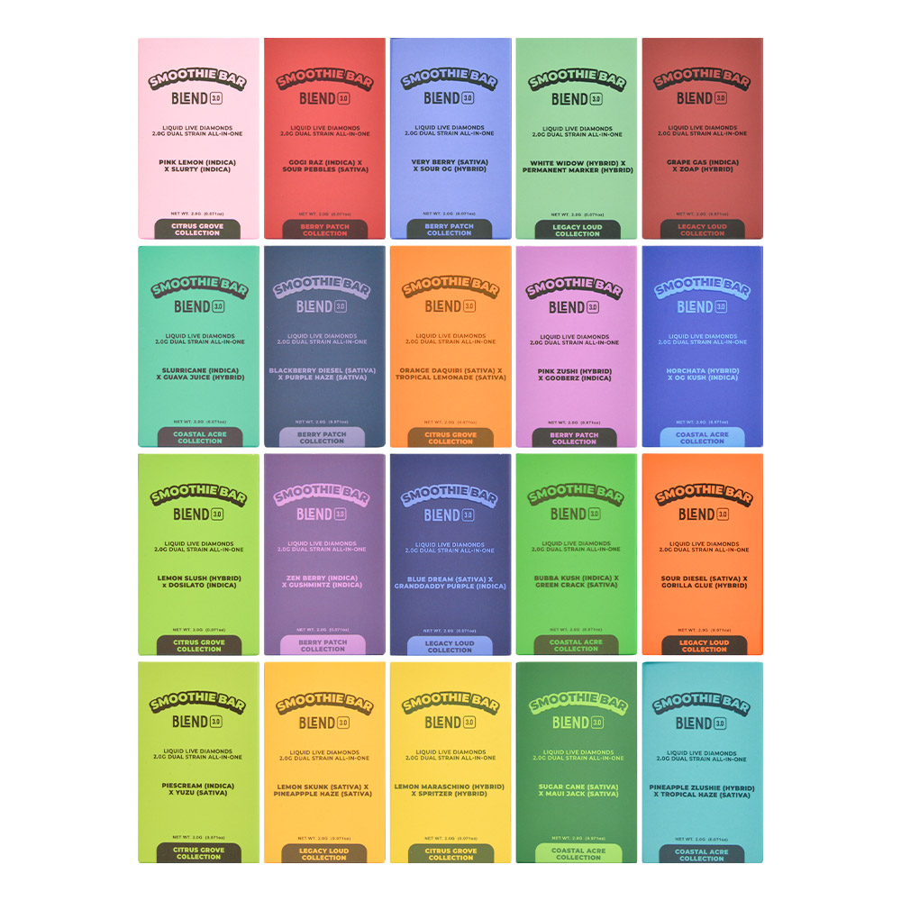 USA Smoothie Bar Blend 3.0 2G Disposables Dual Chambers Vapes | Empty Vapes Only 500 MOQ
