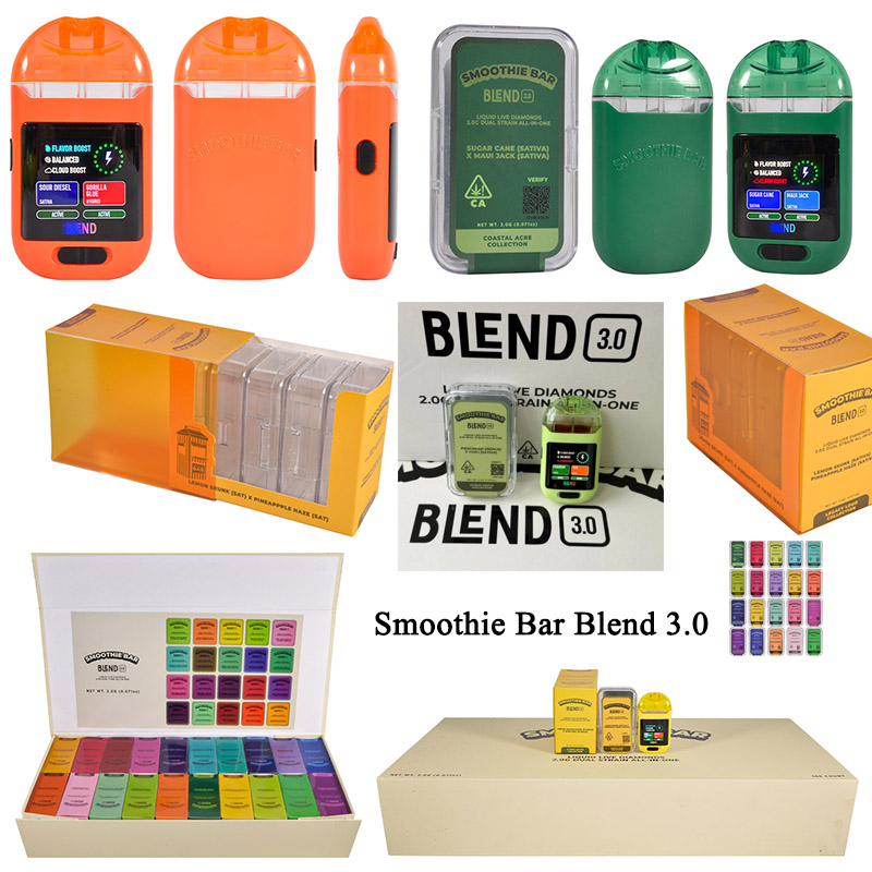 USA Smoothie Bar Blend 3.0 2G Disposables Dual Chambers Vapes | Empty Vapes Only 500 MOQ