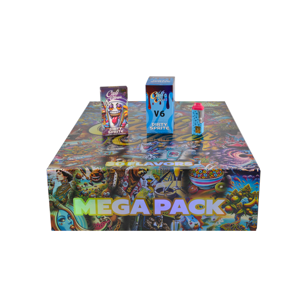 USA Cali Clear V6 s1 2g Disposable 2ml Empty vapes 30 flavors 500pcs/case wholesale