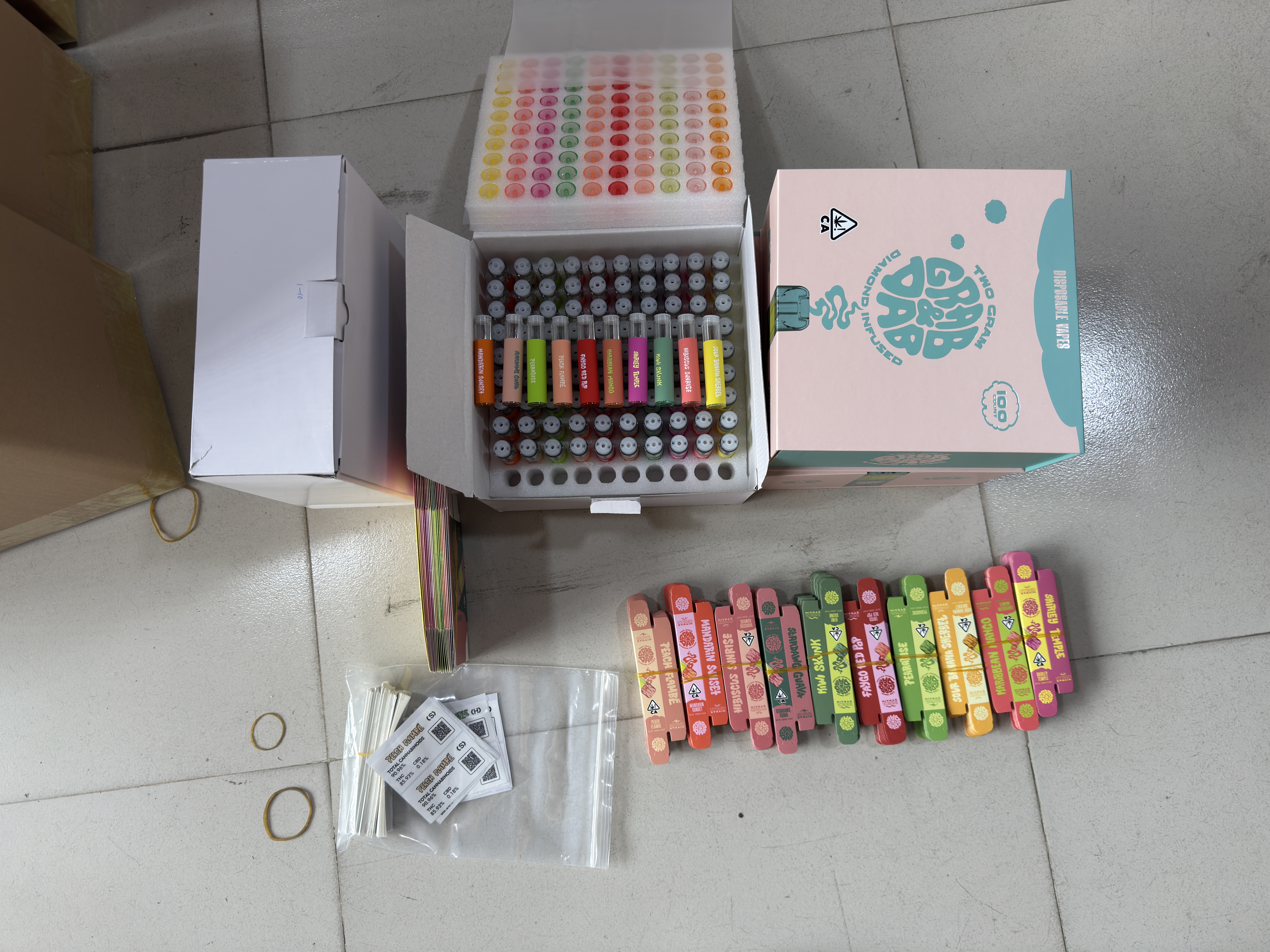 USA STOCK GRAB&DAB disposable vapes 2g 10 Flavors review Joe