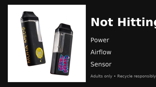 Troubleshooting tips for your disposable vape not hitting