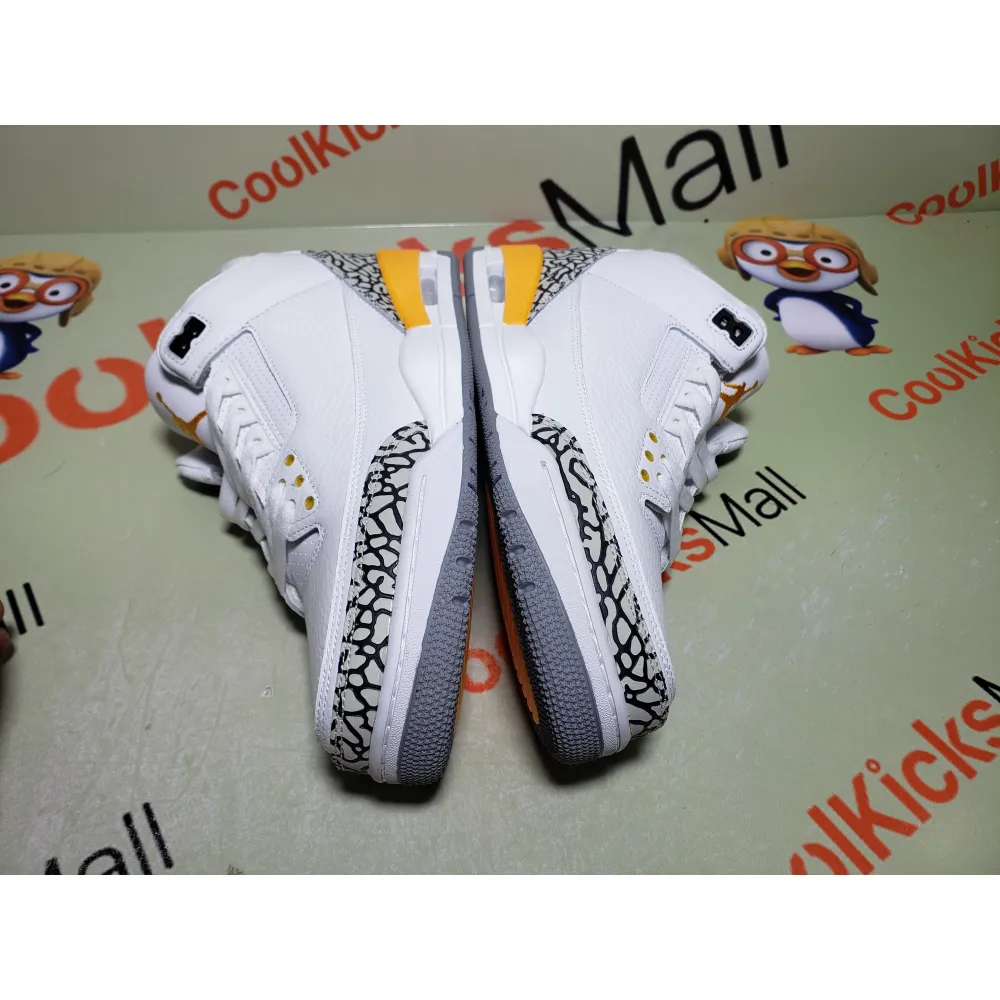 Coolkicks PKGoden Air Jordan 3 Retro Laser Orange (W),CK9246-108