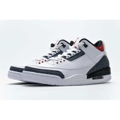 Coolkicks PKGoden Air Jordan 3 Retro SE Fire Red Denim (2020),CZ6431-100 01