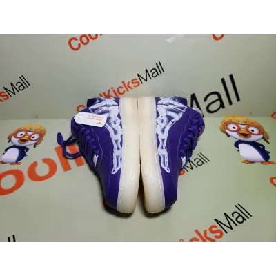 shop cool kicks | GET Air Force 1 Low '07 QS Purple Skeleton Halloween,  BQ7541-100 02