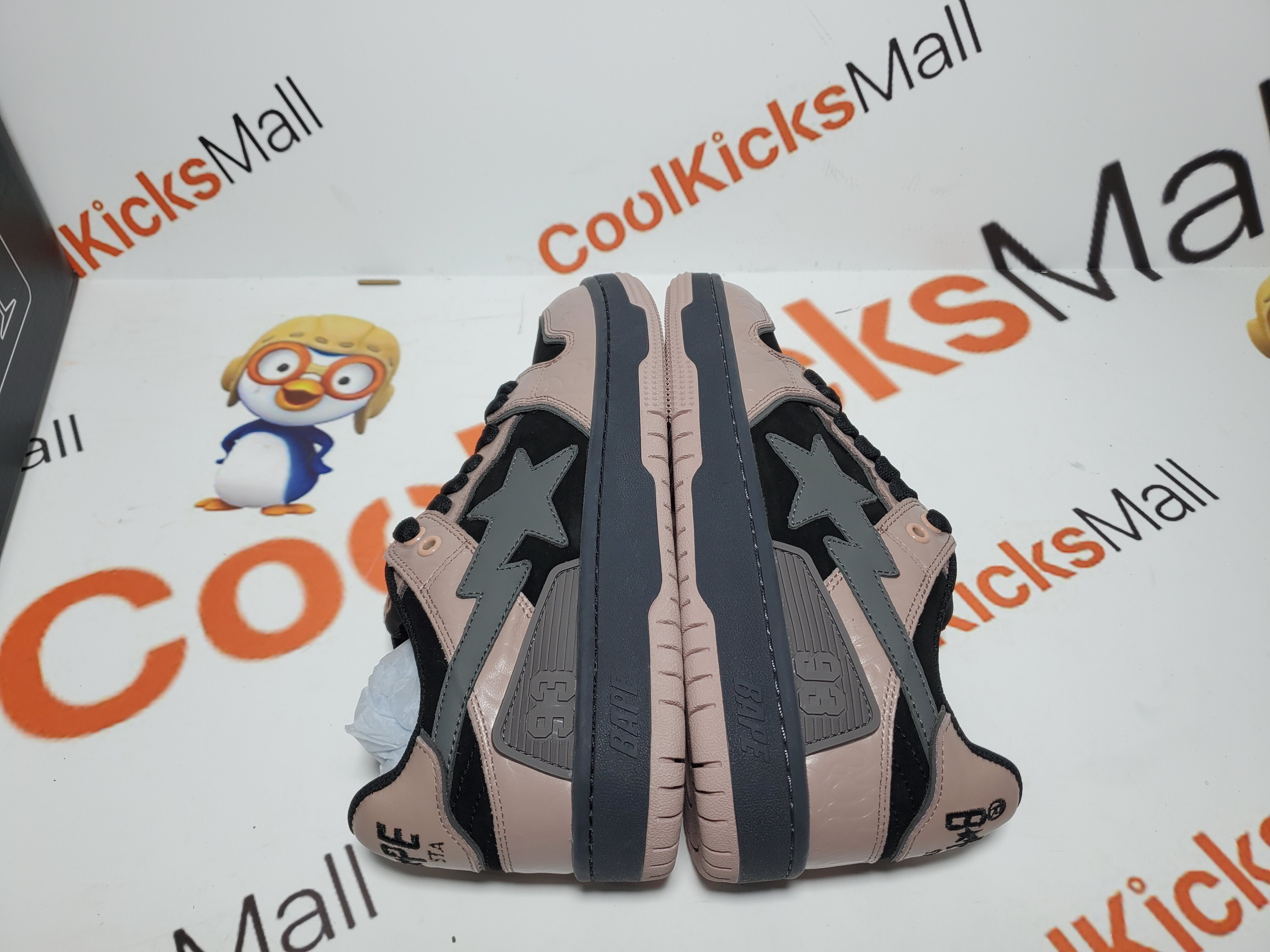 Replica A Bathing Ape Bape SK8 Sta Dirty Pink Black, 1G70-109-0011  