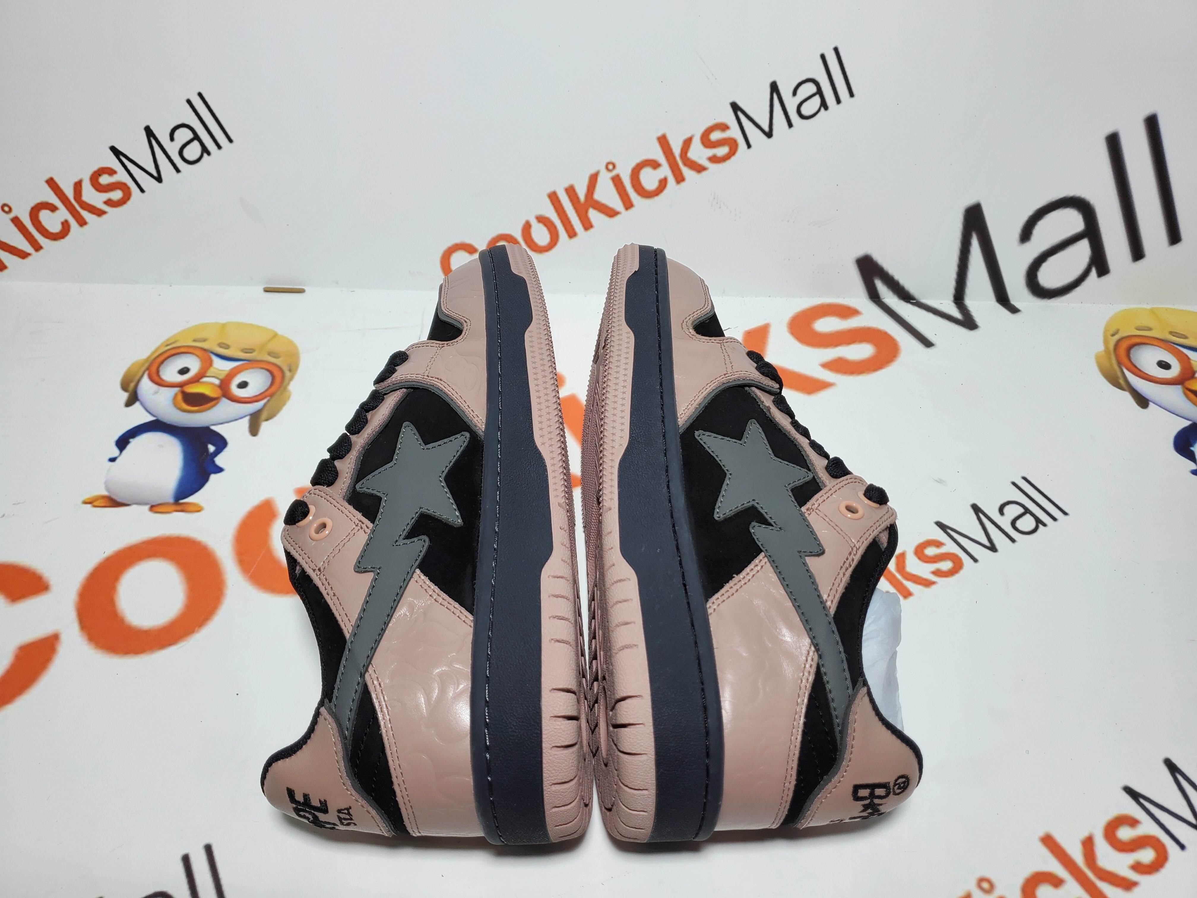 Replica A Bathing Ape Bape SK8 Sta Dirty Pink Black, 1G70-109-0011  