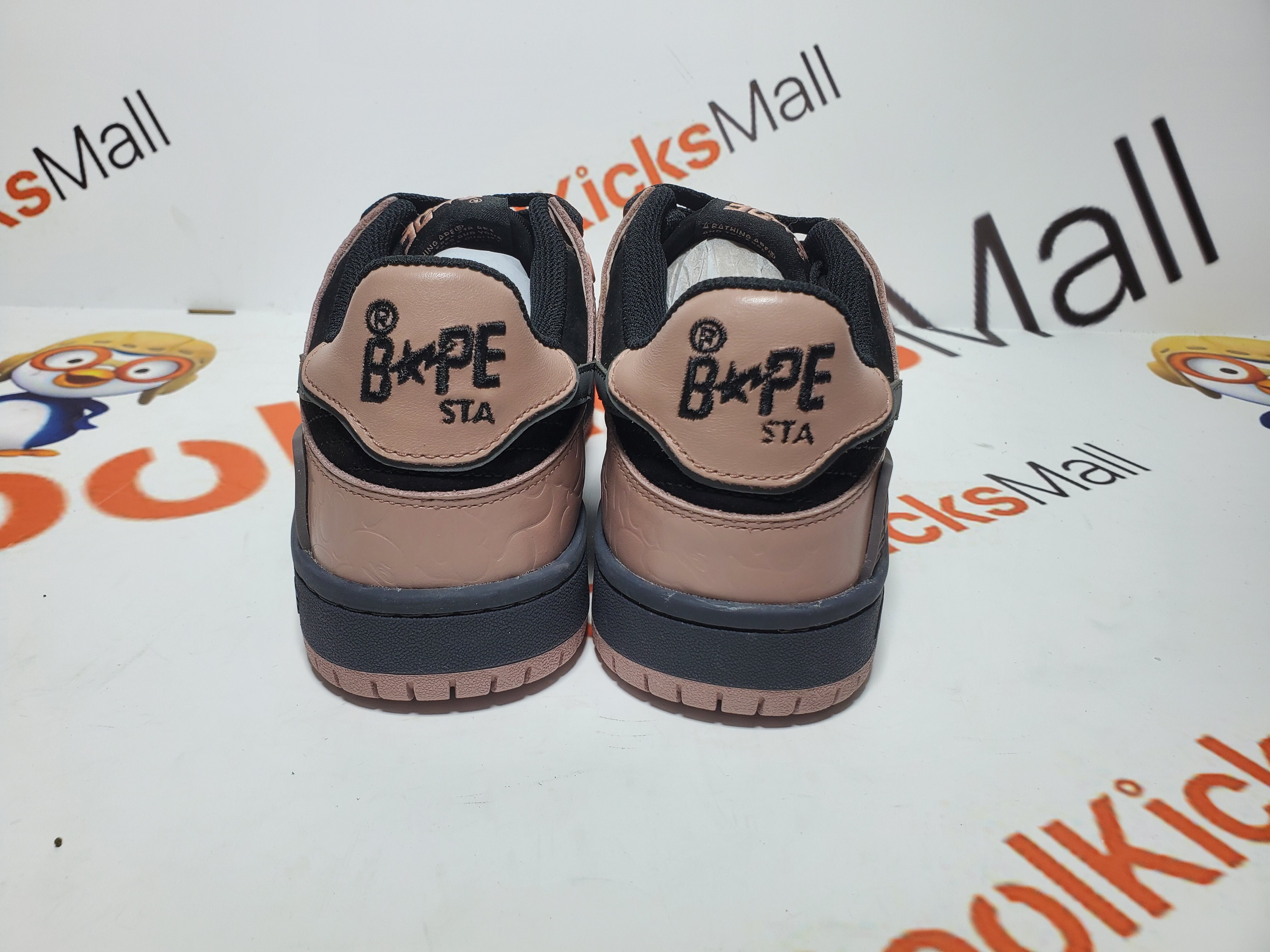 Replica A Bathing Ape Bape SK8 Sta Dirty Pink Black, 1G70-109-0011  