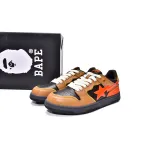 shop cool kicks | PKGoden A Bathing Ape Bape Sta Brown Orange , 1G70-109-0016