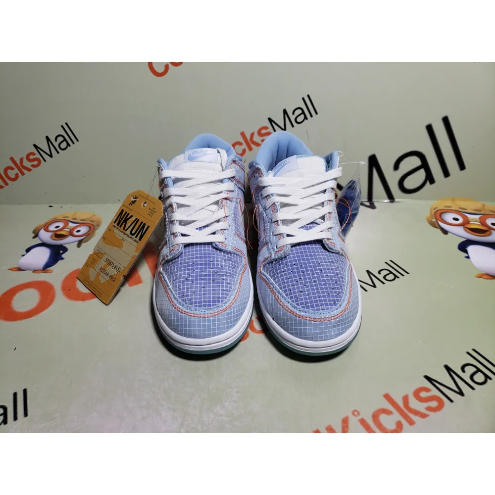 shop cool kicks | GET Dunk Low Union Passport Pack Argon , DJ9649-400   